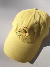 Load image into Gallery viewer, HAND EMBROIDERY CAMELLIA CAPS