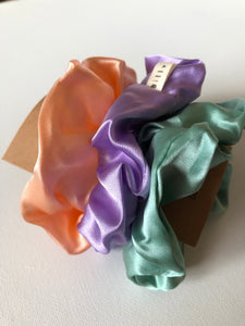 PACK OF THREE - EVERY DAY SILK SCRUNCHIES