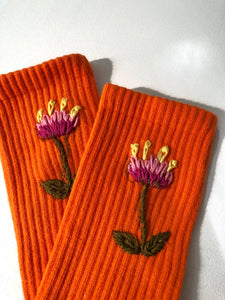EMBROIDERED SOCKS - made to order only