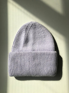 2024 ROYAL ANGORA WOOL BEANIE - snow pastel