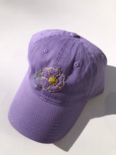 Load image into Gallery viewer, HAND EMBROIDERY CAMELLIA CAPS