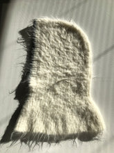 Load image into Gallery viewer, SNOW WOOL BALACLAVA - snow white