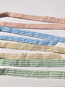 STRIPE BOW SCRUNCHIES