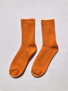 ANGORA WOOL SOCKS - Crystal bright