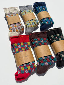 TULIPS GARDEN SOCKS