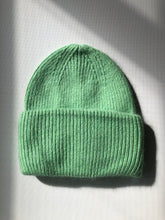 Load image into Gallery viewer, 2024 ROYAL ANGORA WOOL BEANIE - snow pastel