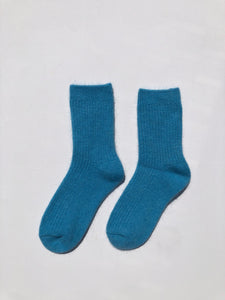 ANGORA WOOL SOCKS - Crystal bright