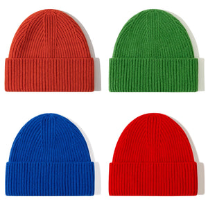 MERINO WOOL EVERYDAY BEANIES - crystal bright