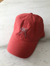 Load image into Gallery viewer, HAND EMBROIDERED BOW CAPS - neutral
