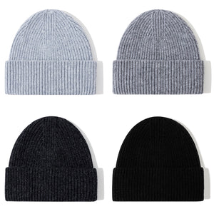 MERINO WOOL EVERYDAY BEANIES - neutral