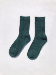 ANGORA WOOL SOCKS - Crystal bright