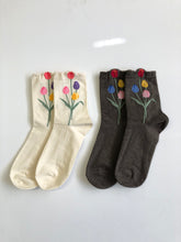 Load image into Gallery viewer, PACK OF TWO - TULIPS BOUQUET SOCKS