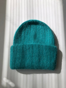 ROYAL ANGORA WOOL BEANIE - crystal brights