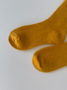 ANGORA WOOL SOCKS - Crystal bright