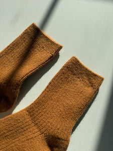 ANGORA WOOL SOCKS - neutral