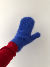 Load image into Gallery viewer, FLUFFY ANGORA MITTENS - crystal brights