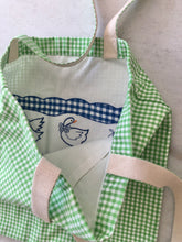 Load image into Gallery viewer, GINGHAM TOTE BAG