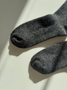 ANGORA WOOL SOCKS - neutral