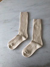 Load image into Gallery viewer, CHUNKY RIBBED COTTON HIGH SOCKS