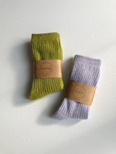 Load image into Gallery viewer, ICELAND WOOL SOCKS - crystal bright