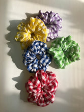Load image into Gallery viewer, GINGHAM SCRUNCHIES  - fairytales