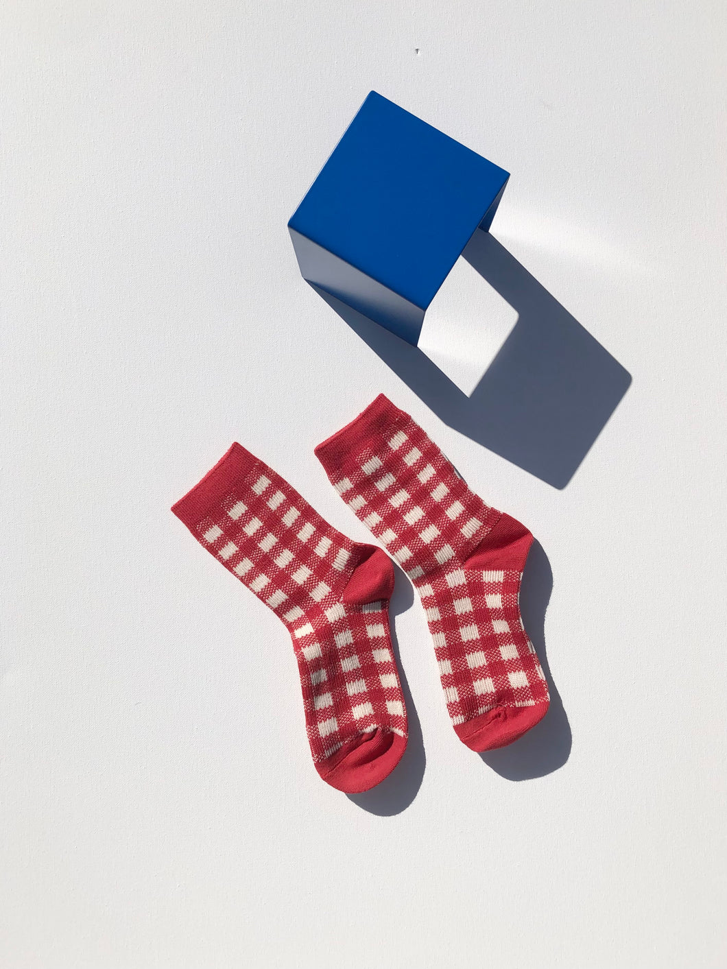COLOR GINGHAM SOCKS