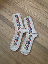 Load image into Gallery viewer, STRAWBERRY GARDEN SOCKS