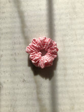 Load image into Gallery viewer, MINI GINGHAM SCRUNCHIES - snow pastel