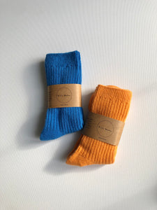 ICELAND WOOL SOCKS - crystal bright