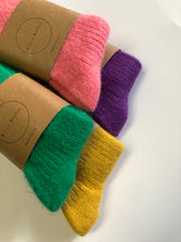 Load image into Gallery viewer, ANGORA WOOL SOCKS - new crystal bright