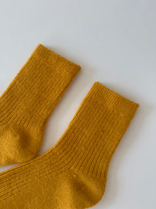 ANGORA WOOL SOCKS - Crystal bright