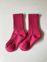 Load image into Gallery viewer, KIDS COTTON TERRY ATHLETIC SOCKS