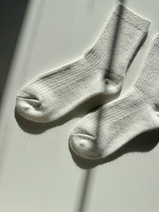 ANGORA WOOL SOCKS - neutral