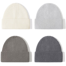 Load image into Gallery viewer, MERINO WOOL EVERYDAY BEANIES - neutral