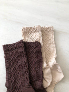 PACK OF TWO - CABLE SOCKS