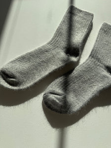 ANGORA WOOL SOCKS - neutral