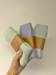 ROYAL ANGORA CABIN SOCKS