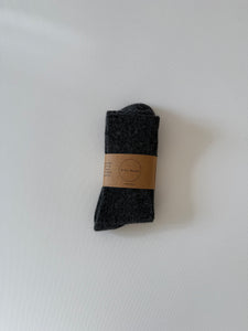 ANGORA WOOL SOCKS - neutral