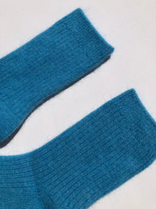 ANGORA WOOL SOCKS - Crystal bright