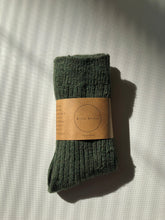 Load image into Gallery viewer, COTTAGE WOOL SOCKS - ( S/M )