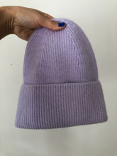 Load image into Gallery viewer, ROYAL ANGORA BEANIES - single layer - snow pastel