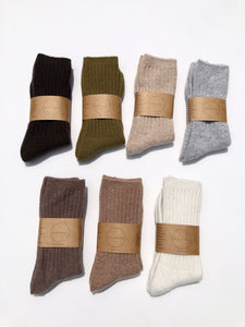 ICELAND COTTAGE WOOL SOCKS