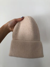 Load image into Gallery viewer, ROYAL ANGORA BEANIE - single layer - neutral