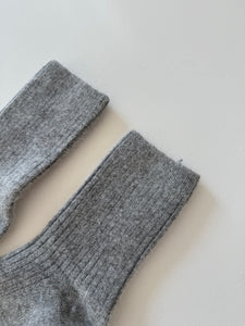 ANGORA WOOL SOCKS - neutral