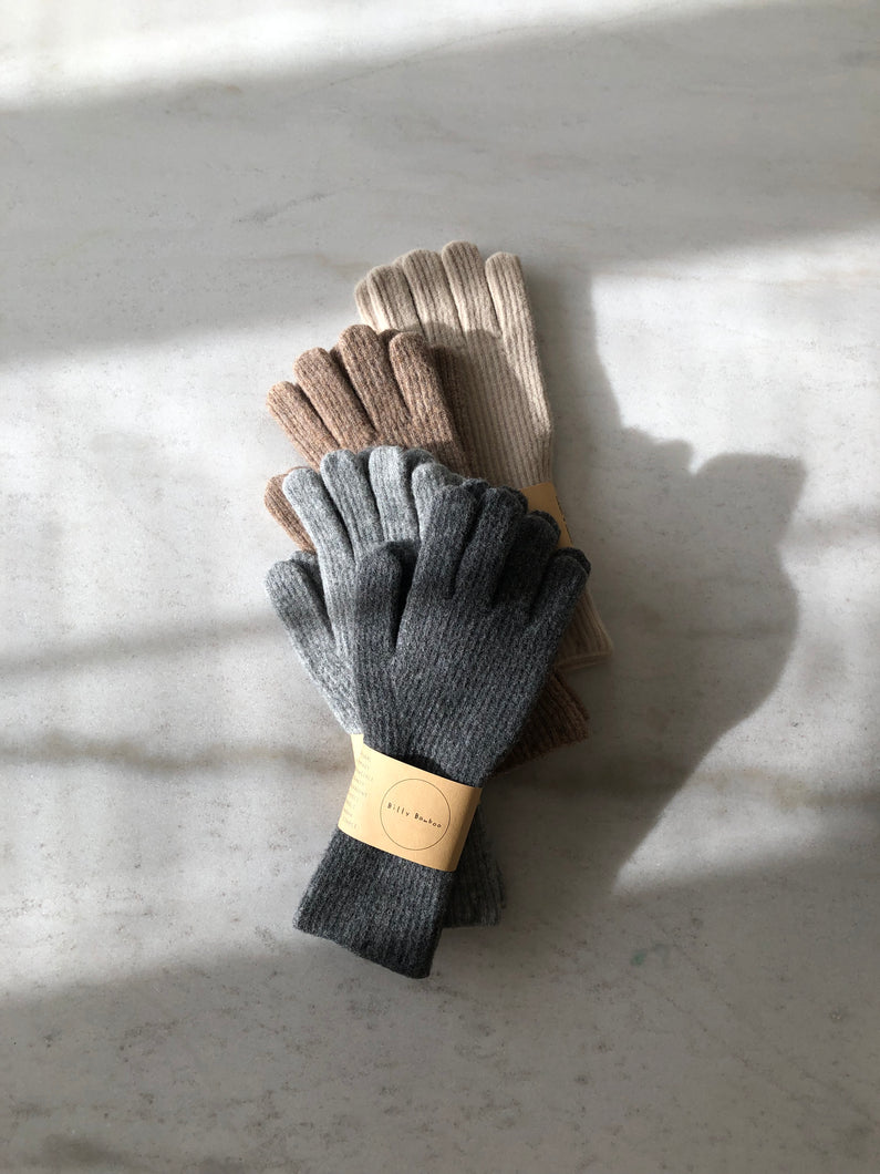 FUZZY WOOL SCREEN TOUCH GLOVES
