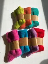 Load image into Gallery viewer, FLUFFY ANGORA SOCKS - CRYSTALS