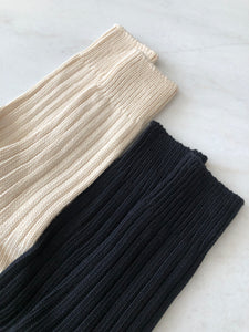 PARK OF TWO - CHUNKY RIBBED ORGANIC COTTON SOCKS