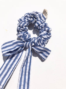 STRIPE BOW SCRUNCHIES