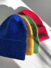 Load image into Gallery viewer, ROYAL ANGORA BEANIE - single layer - Crystal bright