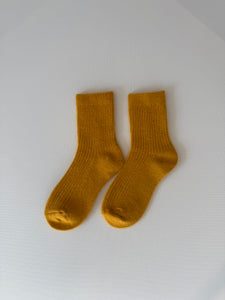 ANGORA WOOL SOCKS - Crystal bright